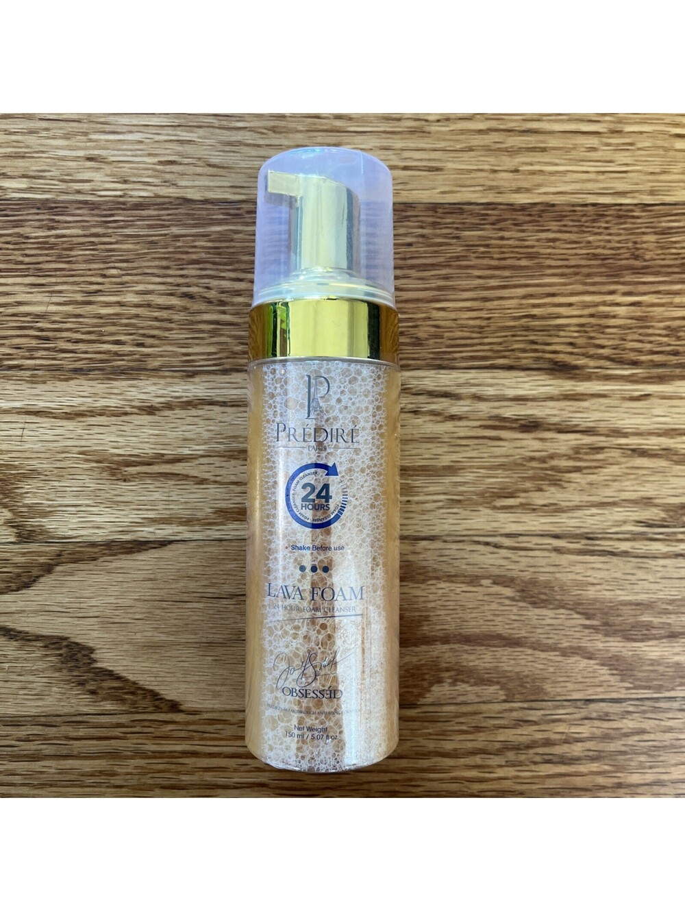 Prediré Paris 24K Gold Lava Foam Cleanser Obsessed 5.07 oz